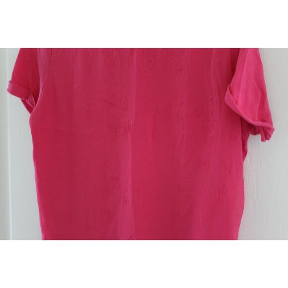 Women's Hannah Size Small Pink Pullover Top Short Sleeve - Picture 4 of 5